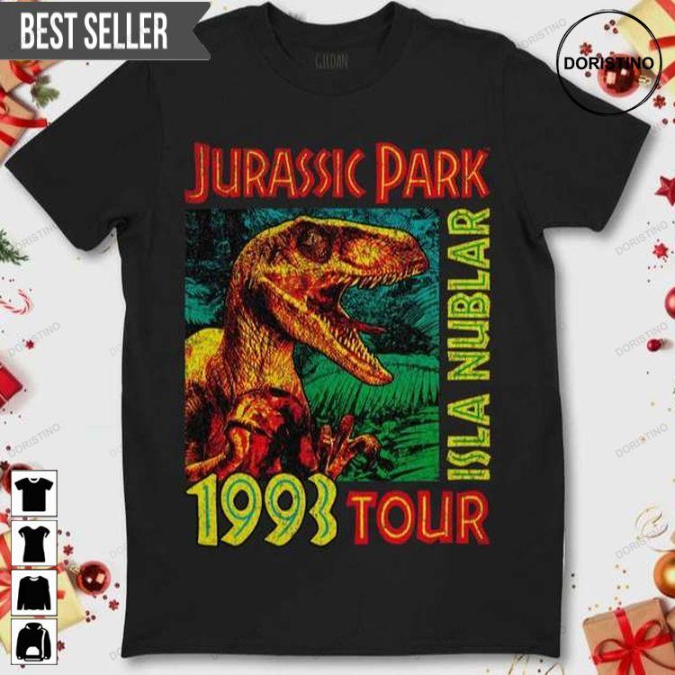 Jurassic Park Isla Nublar 1993 Tour Hoodie Tshirt Sweatshirt