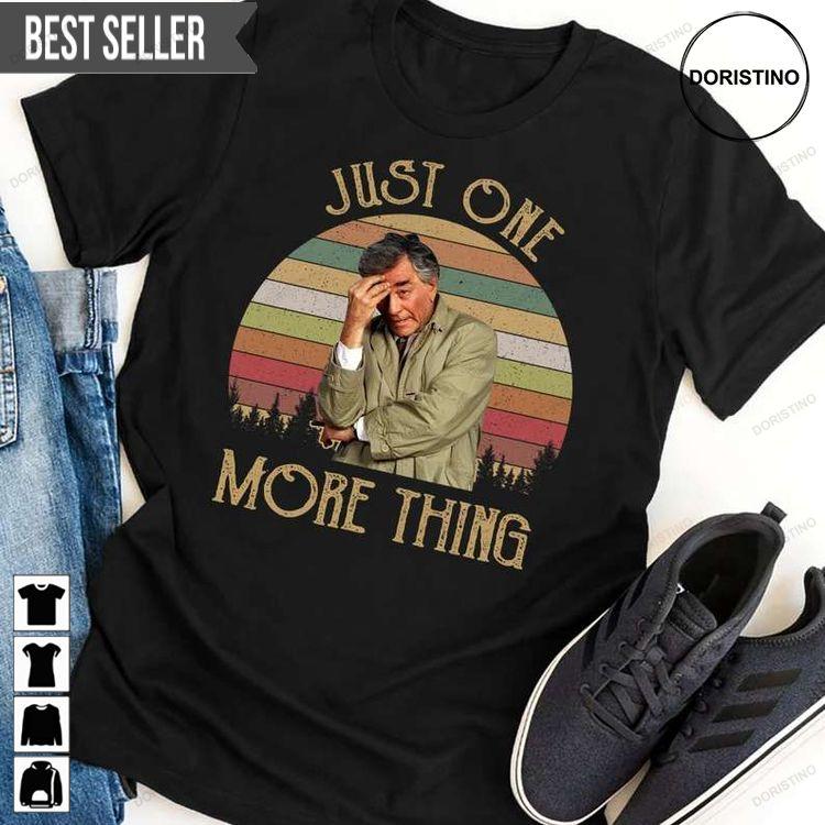 Just One More Thing Columbo Movie Sweatshirt Long Sleeve Hoodie