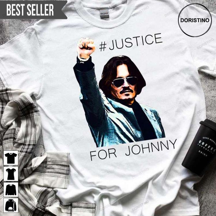 Justice For Johnny Depp Film Actor Movie Sweatshirt Long Sleeve Hoodie