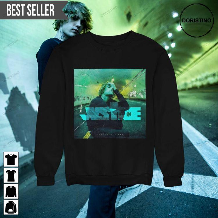 Justin Bieber Justice Album Hold On Sweatshirt Long Sleeve Hoodie