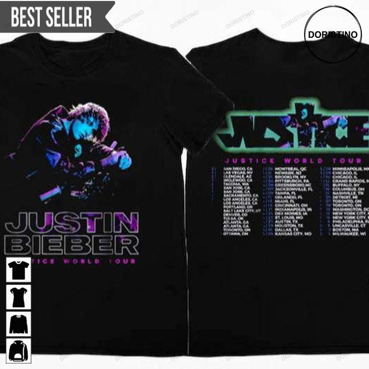 Justin Bieber Justice Tour 2022 Hoodie Tshirt Sweatshirt