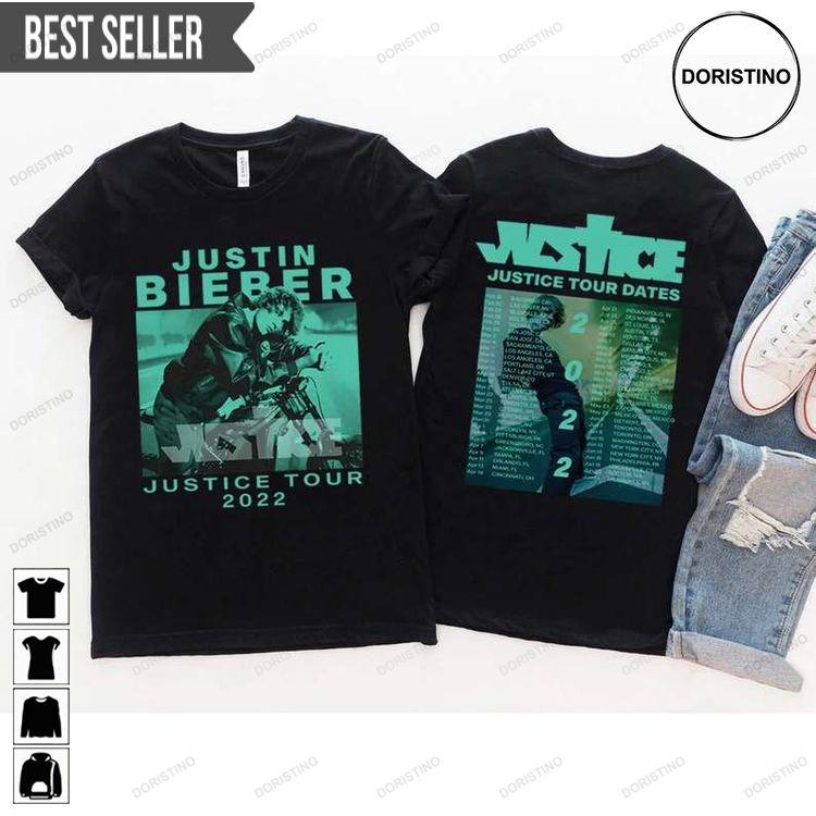 Justin Bieber Justice World Tour 2022 Beliebers Hoodie Tshirt Sweatshirt