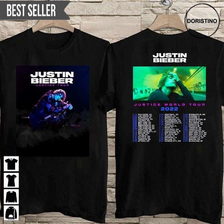 Justin Bieber Justice World Tour 2022 North America Sweatshirt Long Sleeve Hoodie
