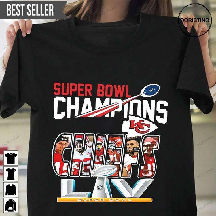 Kansas City Chiefs Afc Championship 2021 Super Bowl Liv Champions Hoodie Tshirt Sweatshirt