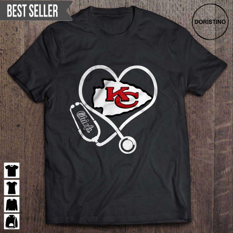 Kansas City Chiefs Stethoscope Nfl Hoodie Tshirt Sweatshirt