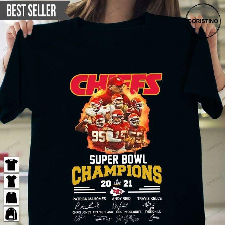 Kansas City Chiefs Super Bowl 2021 Champions Unisex Sweatshirt Long Sleeve Hoodie