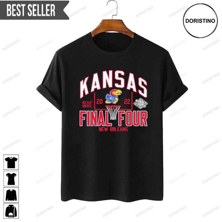 Kansas Jayhawk Ncaa Basketball Final Four Hoodie Tshirt Sweatshirt