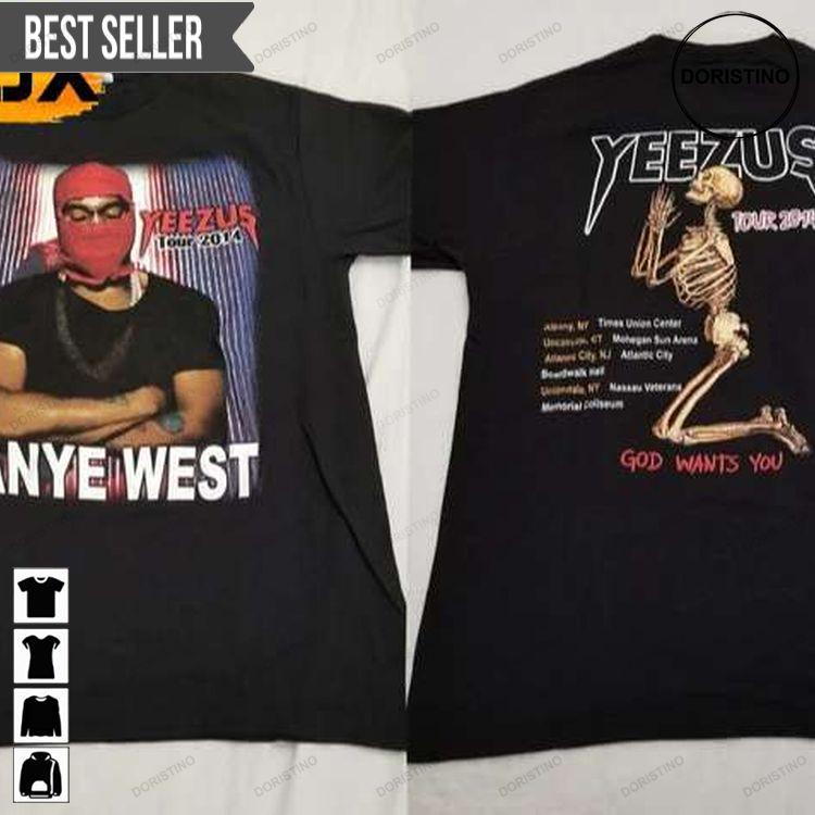 Kanye West Yeezus Tour 2014 Hoodie Tshirt Sweatshirt