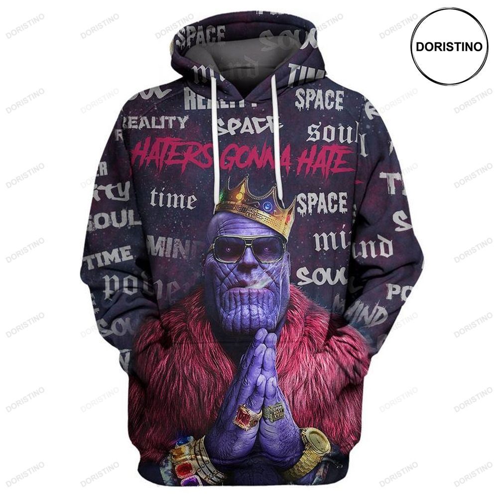 Thanos Haters Gonna Hate Marvel Limited Edition 3d Hoodie