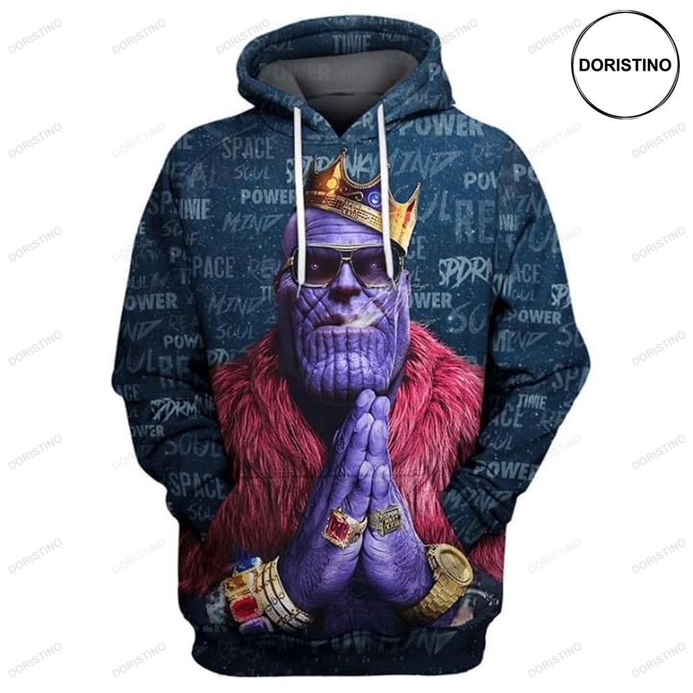 Thanos Marvel Full Ing All Over Print Hoodie