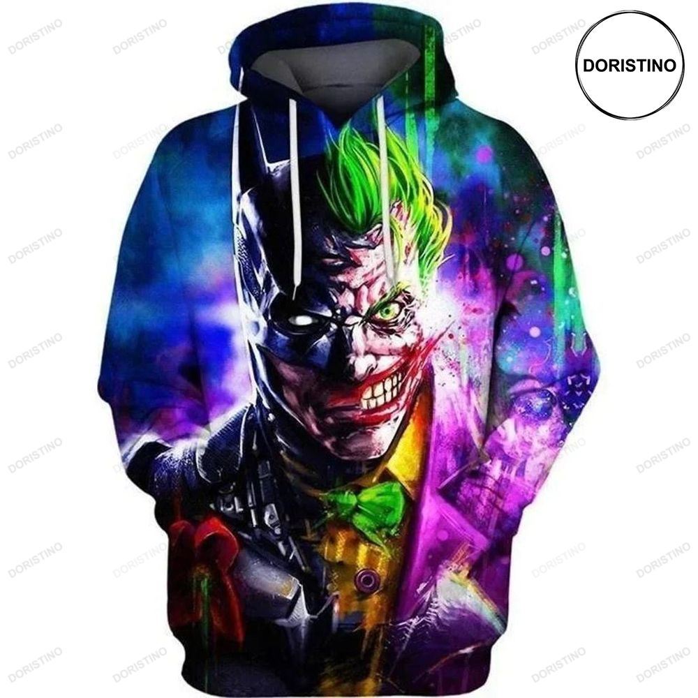 The Dark Knight Batman And Joker V2 Awesome 3D Hoodie