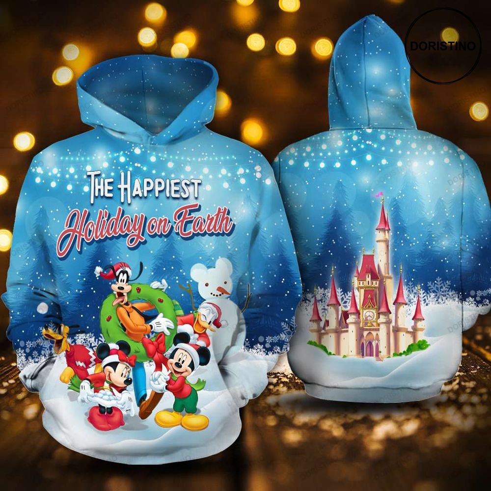 The Happiest Holiday On Earth And Friends Awesome 3D Hoodie