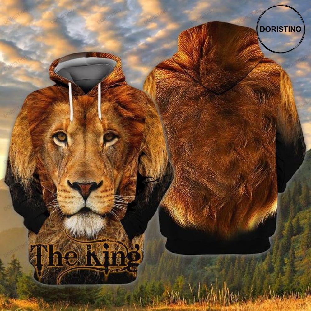 The King Lion All Over Print Hoodie