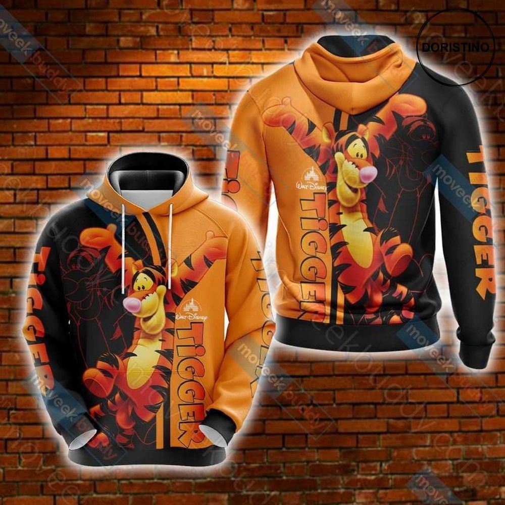 The Pooh Tigger Limited Edition 3d Hoodie