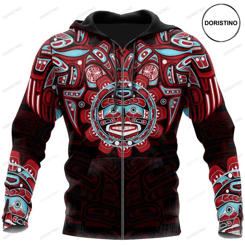 The Raven Myth Native American Awesome 3D Hoodie