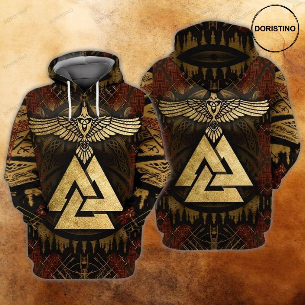 The Viking Eagle Awesome 3D Hoodie