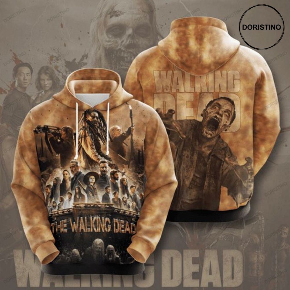 The Walking Dead Series Design Gift For Fan Custom Ed Awesome 3D Hoodie
