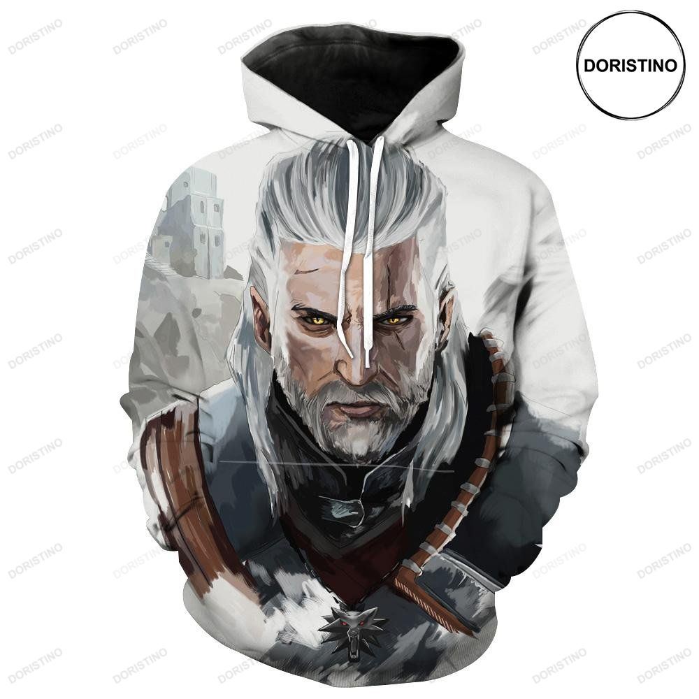 The Witcher Geralt Face And Limited Edition 3d Hoodie