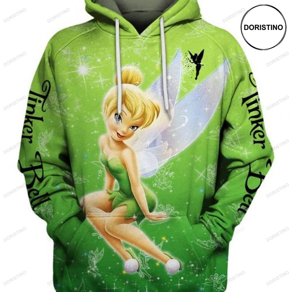 Tinker Bell All Over Print Hoodie
