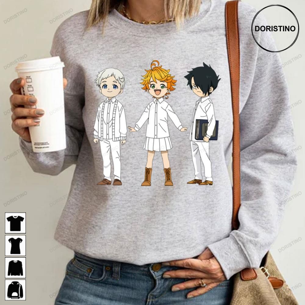 The Promised Neverland Young Ray Emma Norman Cute Awesome Shirts