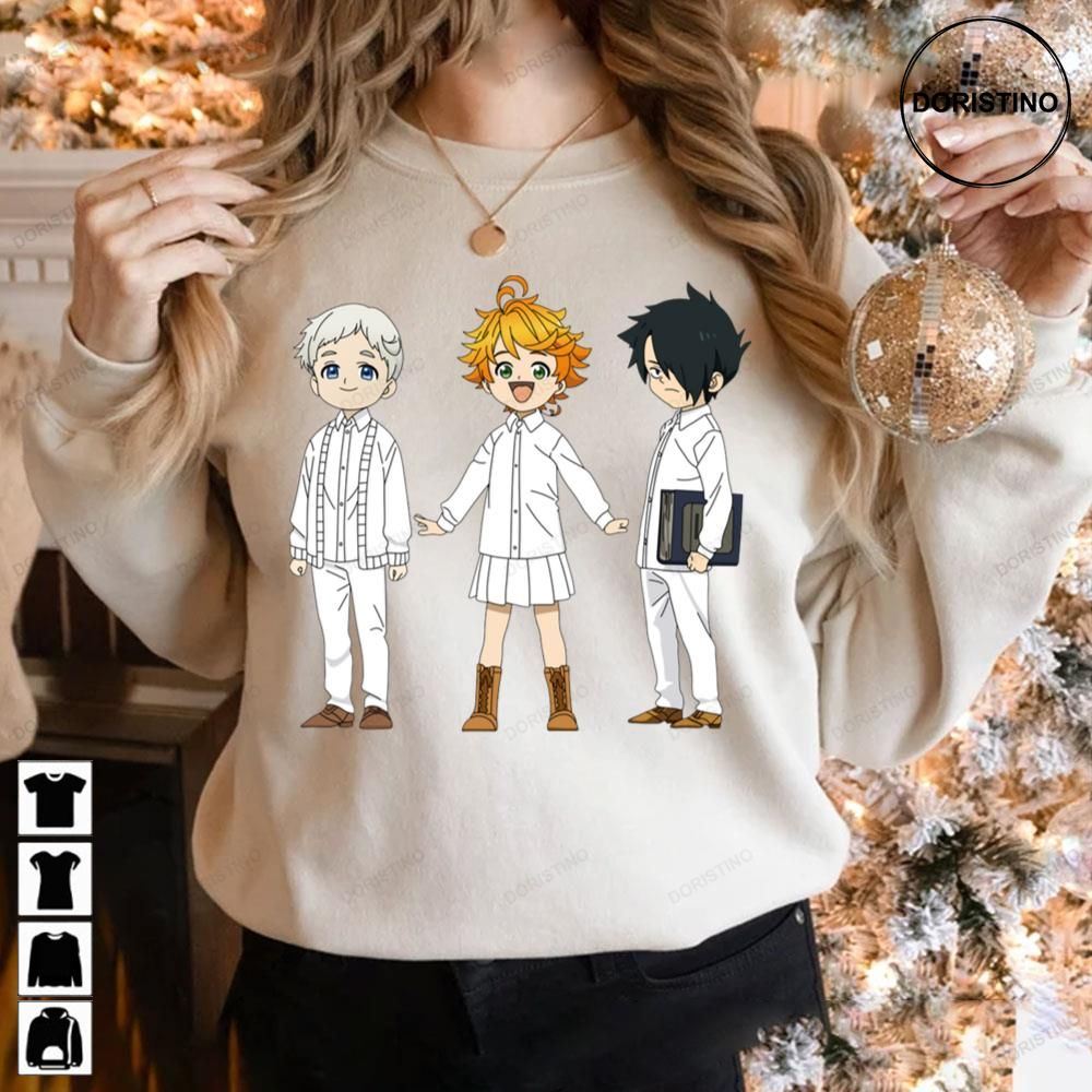 The Promised Neverland Norman X Ray X Emma Anime Trending Unisex T-Shirt –  Teepital – Everyday New Aesthetic Designs