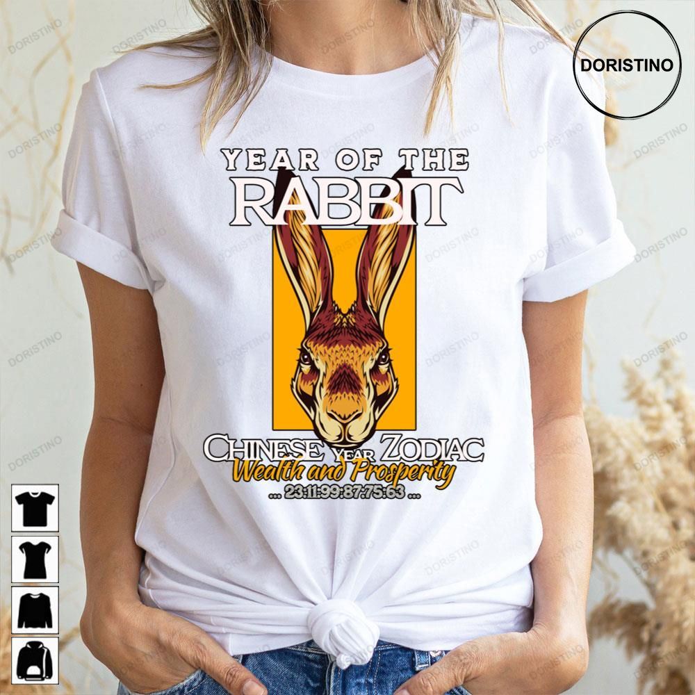 Happy Chinese New Yearyear Of The Rabbitchinese Year Zodiac 2023 Limited Edition T-shirts