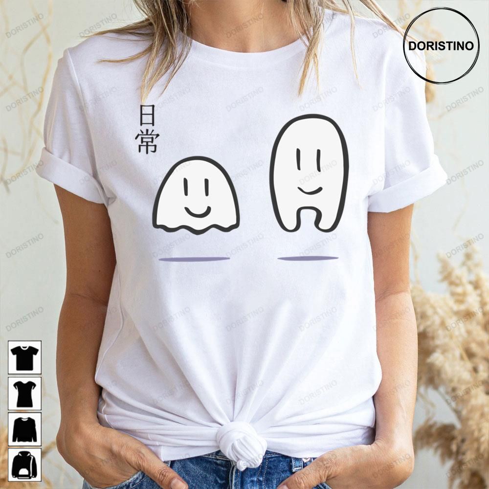 Happy Ghosts Nichijou Limited Edition T-shirts