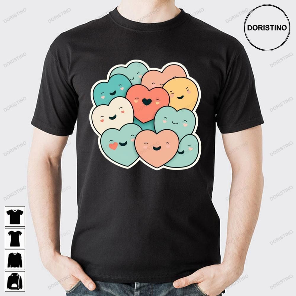 Happy Hearts 24 Colorful Cartoon Love Trending Style