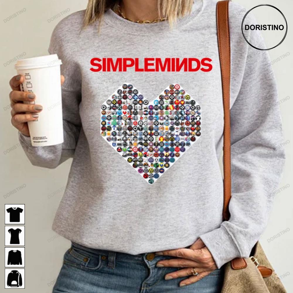 Heart Simple Minds Limited Edition T-shirts