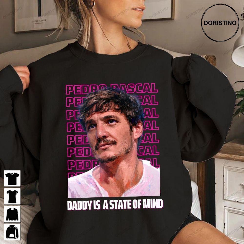 Pedro Pascal Pedro Pascal Daddys Little Girl Pedro Pascal Tee Daddys Little Girl Javier Peña Pascal Fans Gift Dn5bt Limited Edition T-shirts