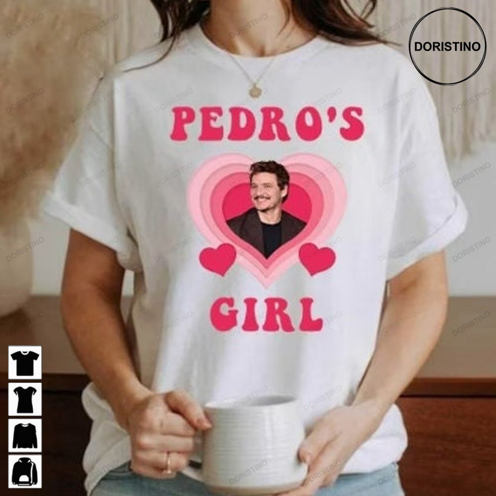 Pedro Pascal Pedro Pascal Daddys Little Girl Pedro Pascal Tee Daddys Little Girl Javier Peña Pascal Fans Gift Iud69 Limited Edition T-shirts