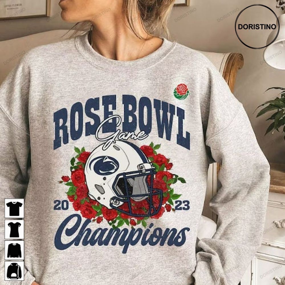 Penn State Vs Utah Utes Football 2023 Rose Bowl Rose Bowl Game Champs Utah Utes Football Tee Penn State Football Champions O2zbt Trending Style