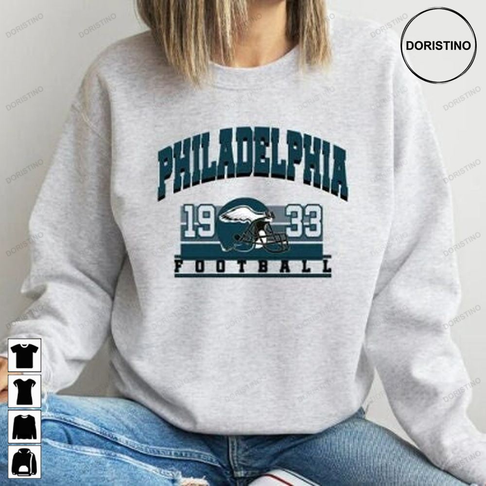 Philadelphia Eagles Philadelphia Football Team Gameday Apparel Distressed Philadelphia Vintage Philadelphia M7074 Limited Edition T-shirts