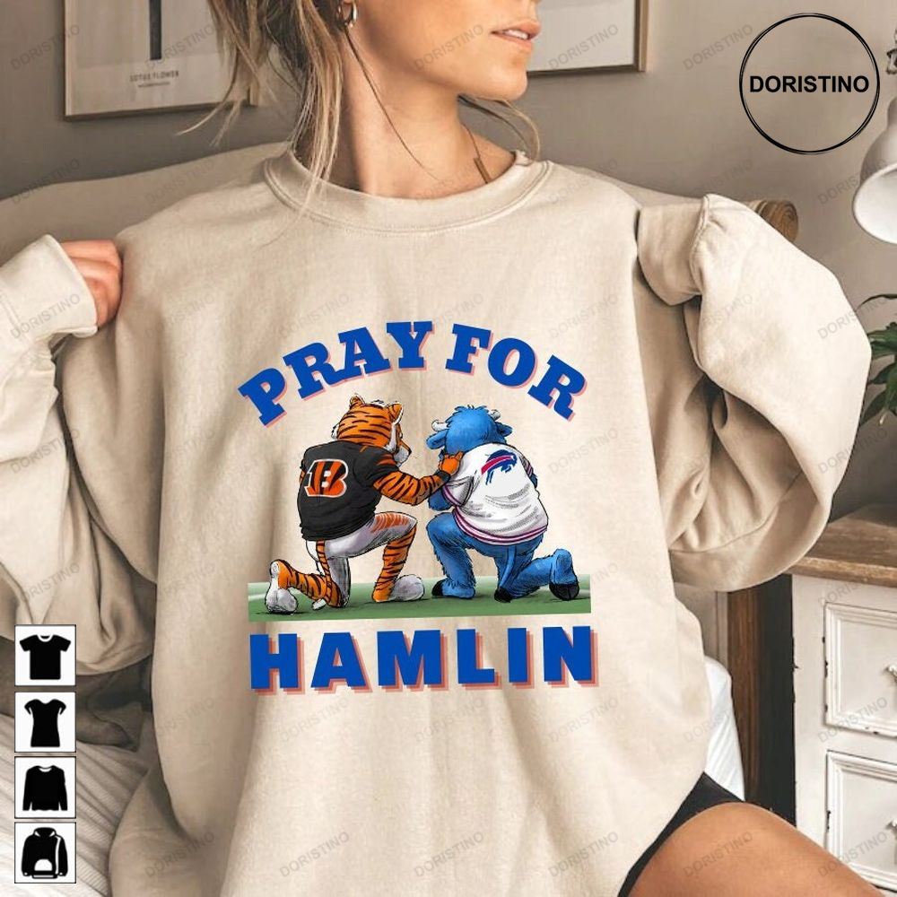 Pray For Damar Hamlin Damar Hamlin Hamlin Graphic Pray For Hamlin Tee Prayers For Damar Hamlin Trending Style