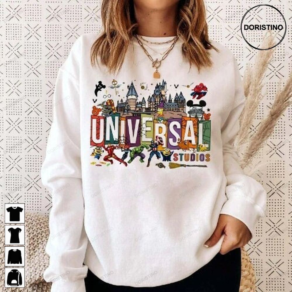Retro Universal Studios Vintage Universal Studios Universal Studios Family Vacation 2023 Universal Group Zgyiz Awesome Shirts