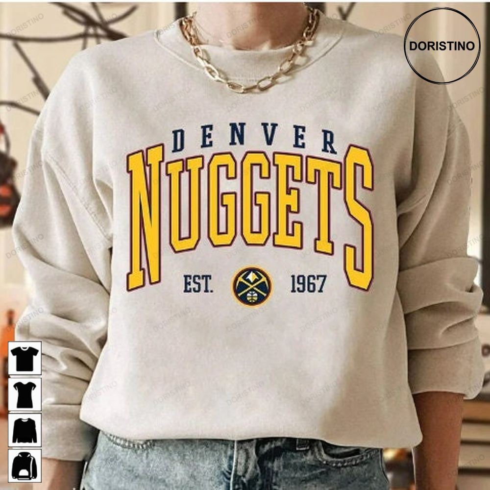 Vintage Denver Nuggets Denver Basketball Vintage Basketball Fan Denver Nuggets Fan Gift Basketball Unisex Tee 15vdt Limited Edition T-shirts