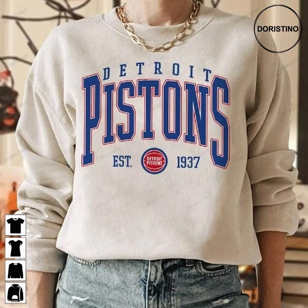 Vintage Detroit Pistons Detroit Basketball Vintage Basketball Fan Detroit Pistons Detroit Basketball Tee Ca4z6 Limited Edition T-shirts