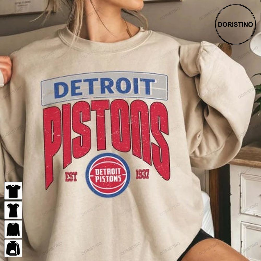Vintage Detroit Pistons Detroit Basketball Vintage Basketball Fan Detroit Pistons Detroit Basketball Tee Ig33u Awesome Shirts