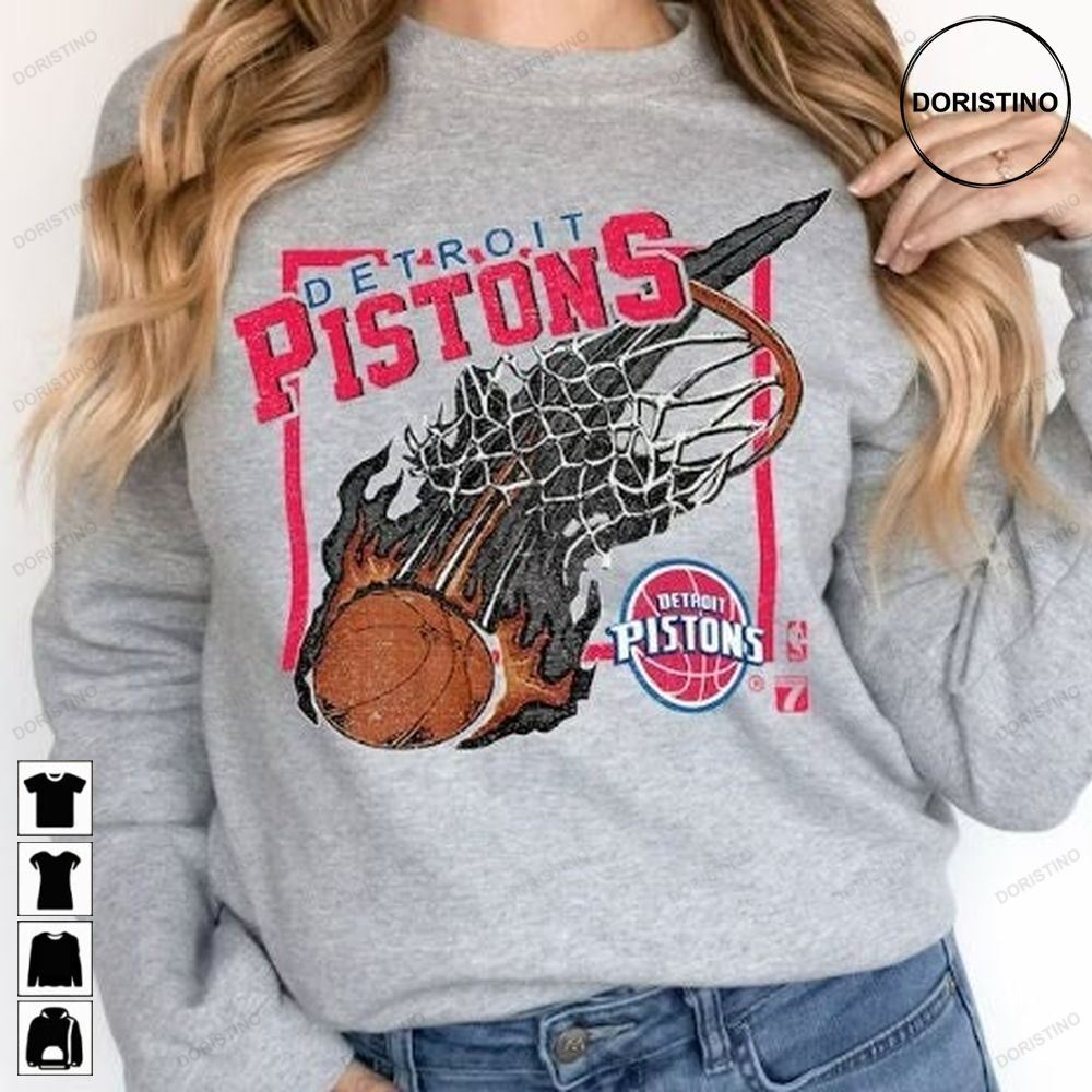 Vintage Detroit Pistons Detroit Basketball Vintage Basketball Fan Detroit Pistons Detroit Basketball Tee Pdaw0 Limited Edition T-shirts