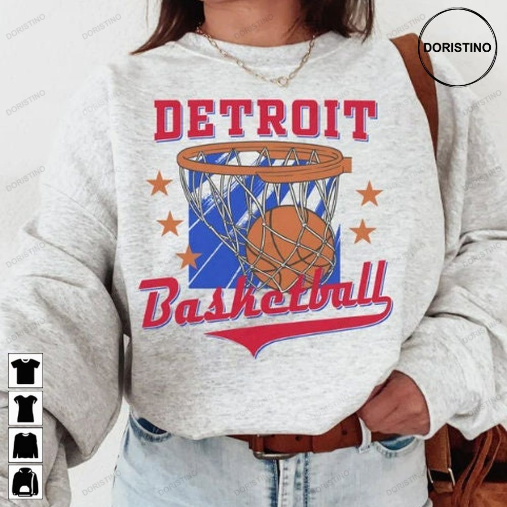Vintage Detroit Pistons Detroit Basketball Vintage Basketball Fan Detroit Pistons Detroit Basketball Tee W6huj Limited Edition T-shirts