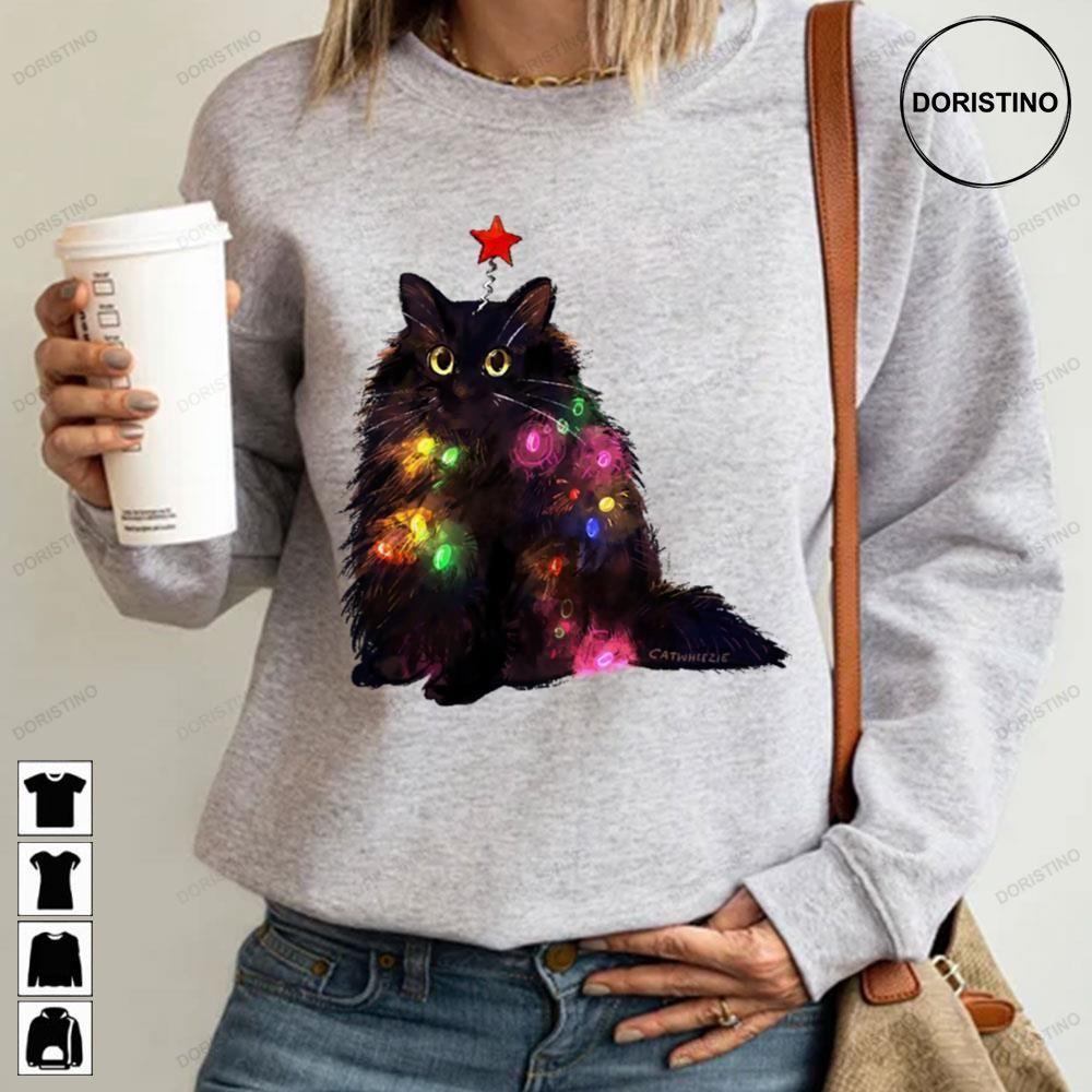 Christmas Lights Cat 2 Doristino Limited Edition T-shirts