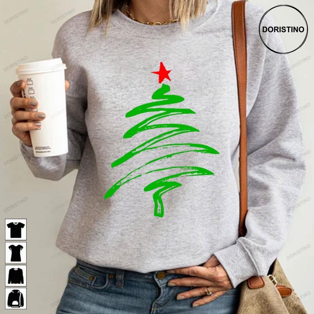 Christmas Tree Line 2 Doristino Trending Style