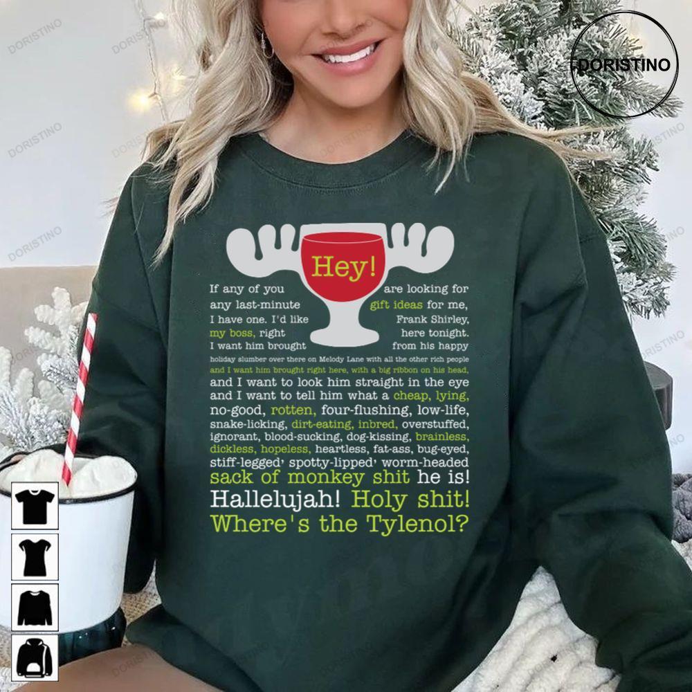 Clark Griswold Hallelujah Tylenol National Lampoons Christmas Vacation 2 Doristino Awesome Shirts