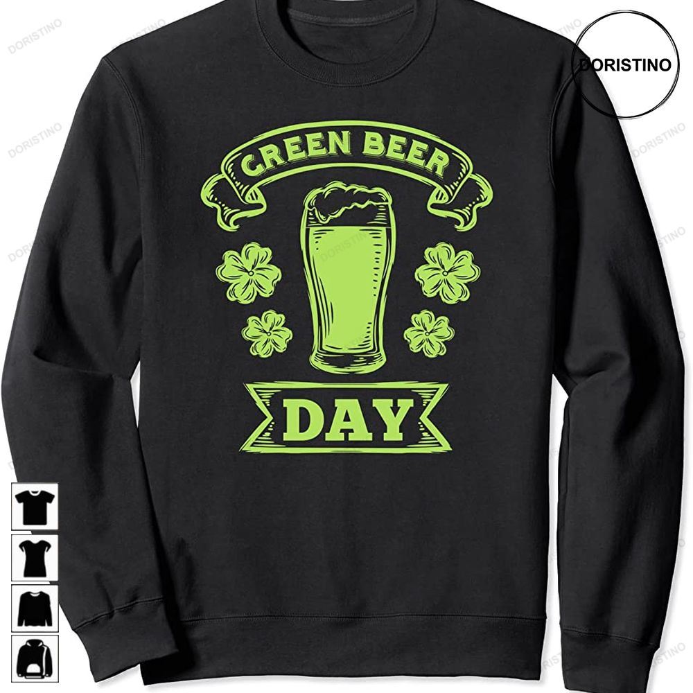 Green Beer Day Funny Pub Shamrock Lucky St Patricks Day Limited Edition T-shirts