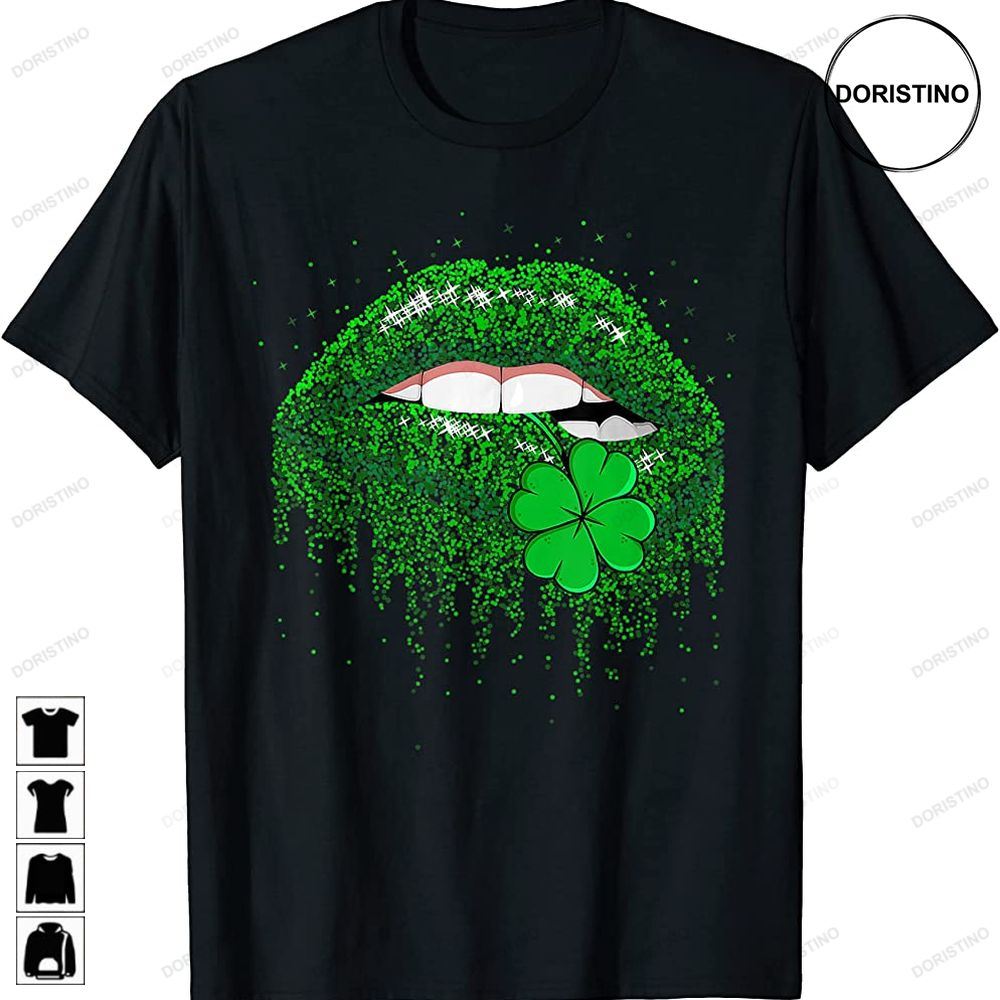 Green Flow Glossy Lips Sexy Irish Shamrock St Patricks Day Trending Style