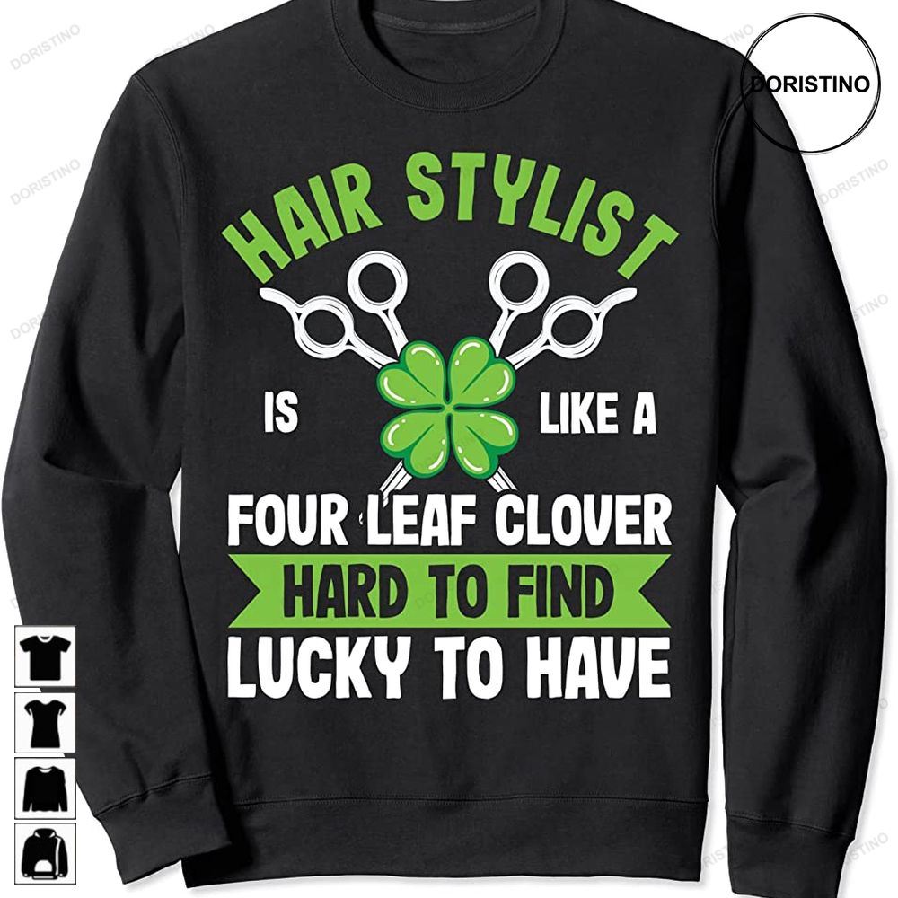 Hairstylist St Patricks Day Shamrock Hairdresser Irish Awesome Shirts