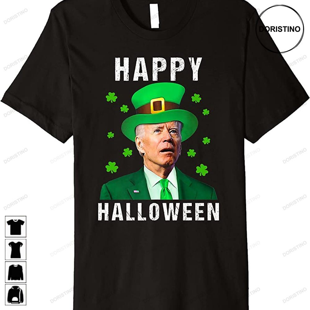 Happy Halloween Funny Joe Biden St Patricks Day Vintage Premium Awesome Shirts