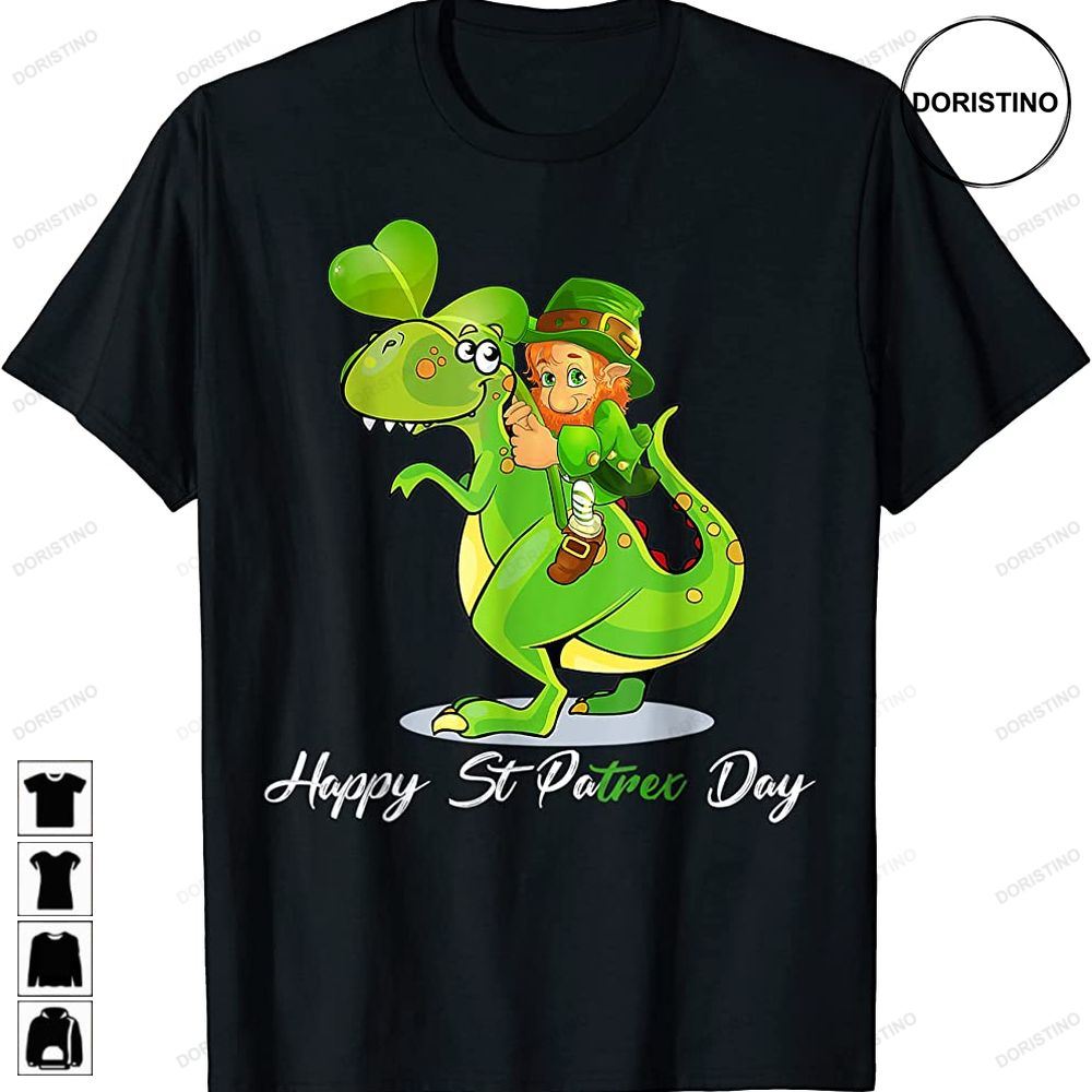 Happy St Pat Rex Day Saint Patricks Day Dino Tyrannosaurus Limited Edition T-shirts