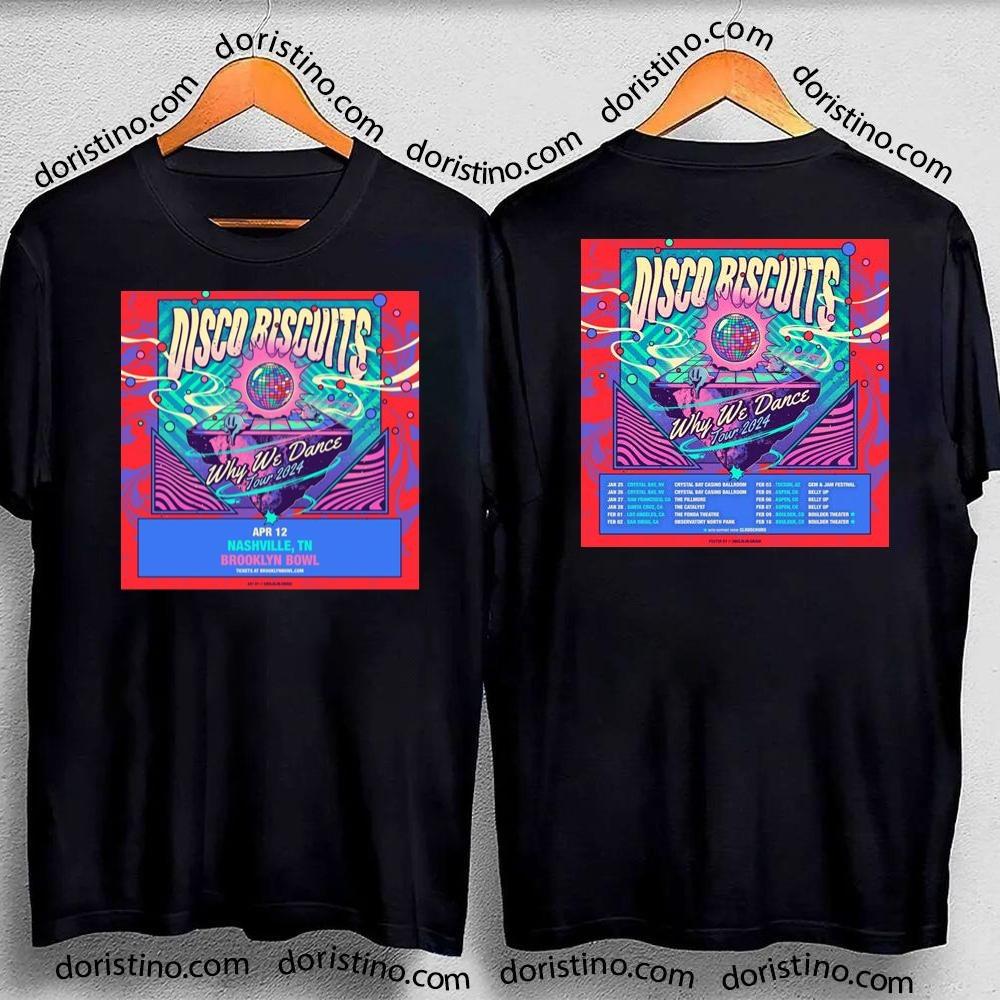 The Disco Biscuits 2024 Tour Double Sides Shirt