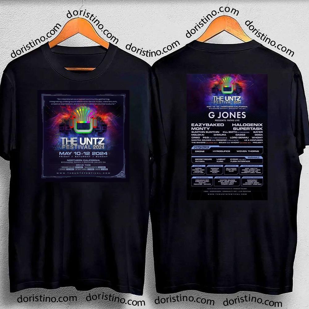 The Untz Festival 2024 Double Sides Tshirt